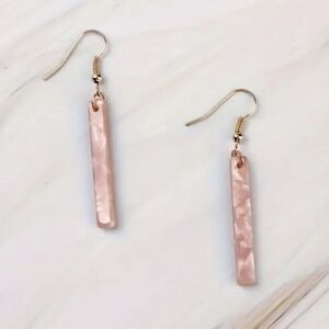 Carriage Boutique Pink and Gold Earrings